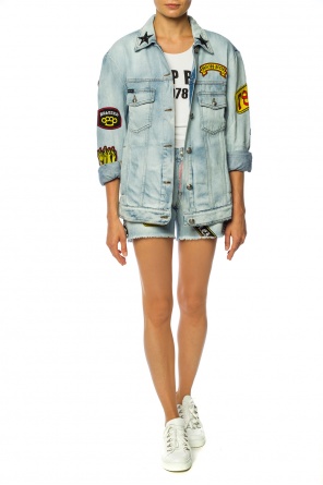 Patched denim shorts, zdjęcie 2 Patched denim shorts od Philipp Plein